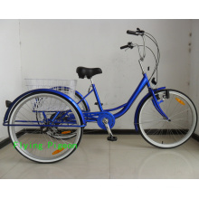 26" Rickshaw Shopping Trike Cargo Tricycle (TRB-040)